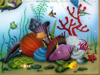 Электронная физминутка для глаз Рыбки презентация к уроку (4 класс) по теме