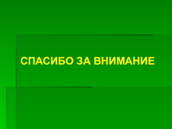 СПАСИБО ЗА ВНИМАНИЕ