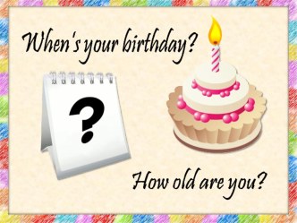 игры на отработку лексики Happy Birthday презентация урока для интерактивной доски по иностранному языку (4 класс)