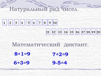 Таблица сложения презентация к уроку по математике (1 класс) по теме