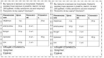 Цена количество стоимость методическая разработка по математике (3 класс)