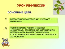 урок рефлексии