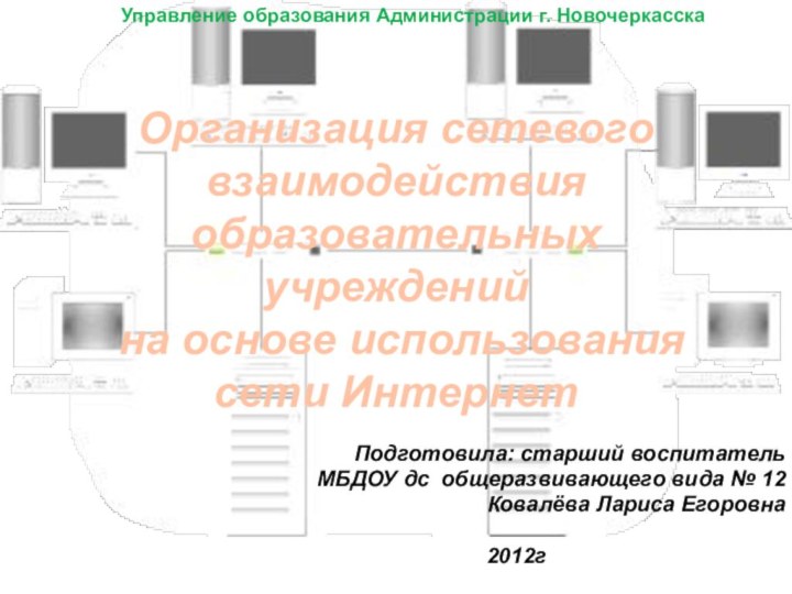 Организация сетевого взаимодействия образовательных учреждений   на основе использования сети Интернет