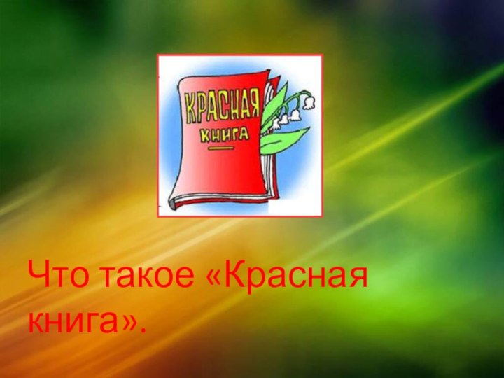 Что такое «Красная книга».