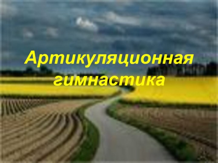 Артикуляционная гимнастика