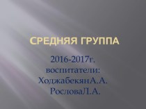 Итоговый отчет средняя группа 2016-2017г статья (средняя группа)