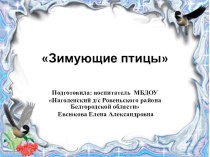 Презентация Зимующие птицы презентация к уроку по окружающему миру (средняя группа)