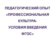 Опыт работы :Вариативные формы взаимодействия с семьями воспитанников в процессе реализации основной общеобразовательной программы презентация к уроку