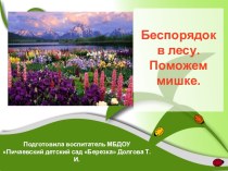 Экологическая презентация презентация к уроку по окружающему миру (младшая группа)