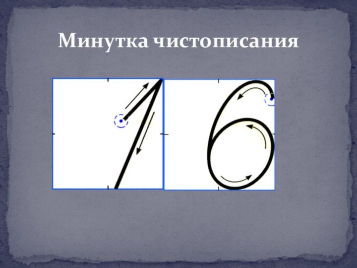 Минутка чистописания