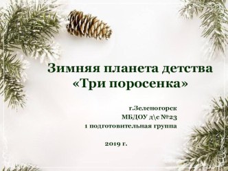 Презентация зимнего участка материал