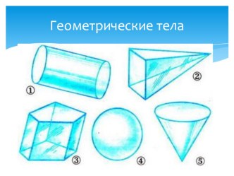 Геометрические тела презентация к уроку по математике