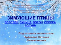 Интерактивная презентация Зимующие птицы презентация к уроку по окружающему миру (младшая группа)