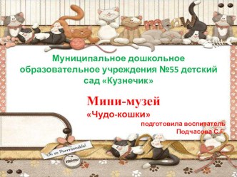 мини-музей Чудо-кошки презентация