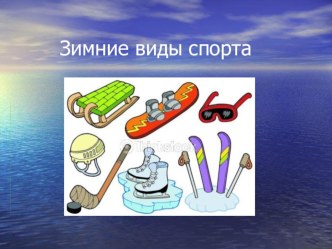 Зимние виды спорта