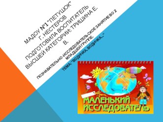 Мультимедиа. Познавательно - исследовательское занятие : Водичка, водичка... презентация к уроку по окружающему миру (младшая группа) по теме