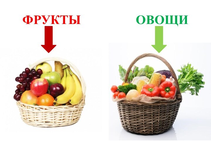 ФРУКТЫ         ОВОЩИ