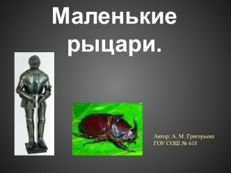 Презентация открытого урока в 3 классе по окружающему миру по теме: Маленькие рыцари (по программе Школа 2100) презентация к уроку по окружающему миру (3 класс)