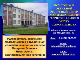 Презентация к выступлению на МО презентация к уроку (4 класс) по теме