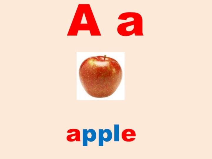 A aapple