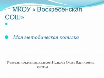 Моя методическая копилка презентация к уроку