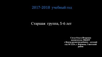 РППС для аттестации презентация к уроку (старшая группа)