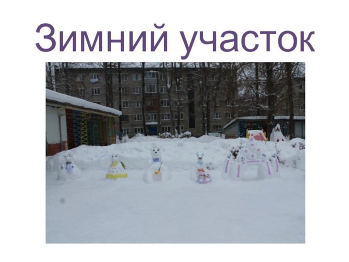 Зимний участок