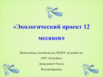 Проект 12 месяцев