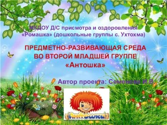 Организация развивающей предметно-пространственной среды как условия развития детей 3–4 лет в соответствии с ФГОС презентация к уроку (младшая группа)