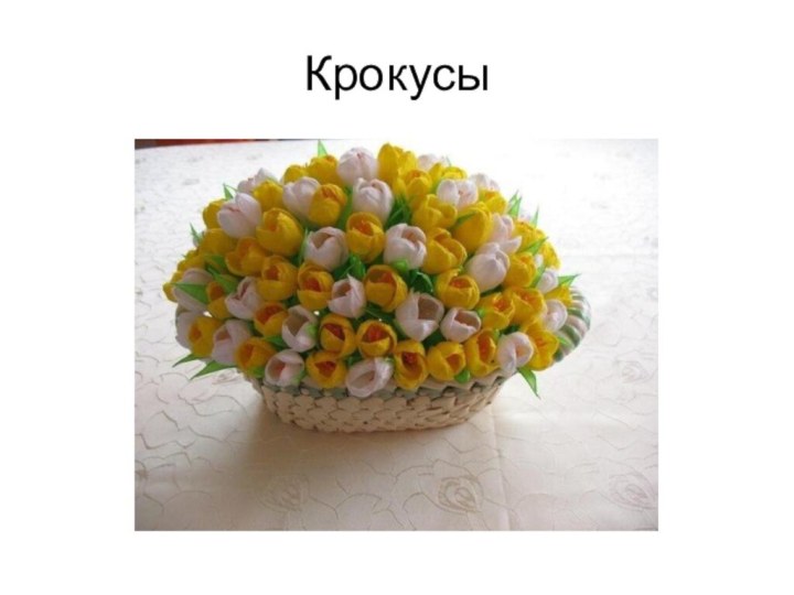 Крокусы