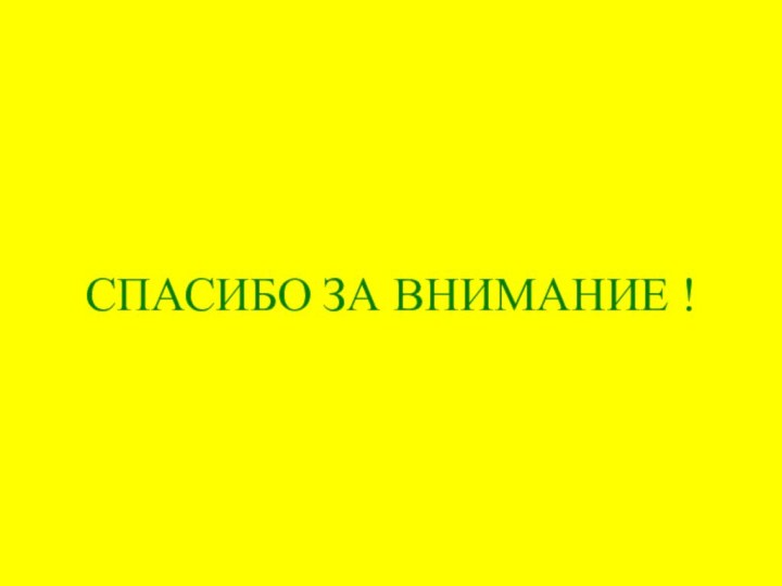 СПАСИБО ЗА ВНИМАНИЕ !