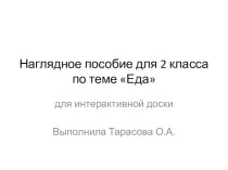 Наглядное пособие для интерактивной доски Тебе нравится пицца презентация к уроку по иностранному языку (2 класс)