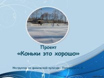 Проект Коньки проект (подготовительная группа)