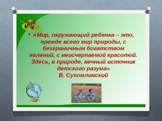 Открытый урок В мире звуков план-конспект урока по окружающему миру (2 класс)