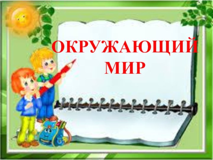 ОКРУЖАЮЩИЙ МИР