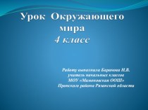 Урок по окружающему миру По морским просторам план-конспект урока (окружающий мир, 4 класс) по теме