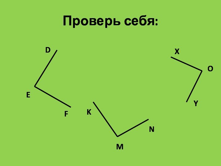 Проверь себя:EDFXYOKNM