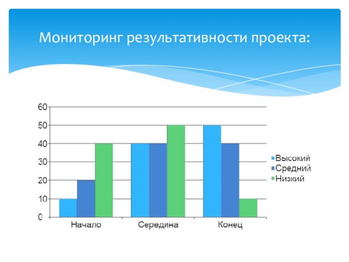 Мониторинг результативности проекта: