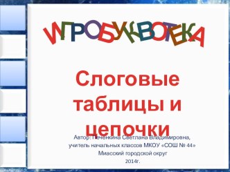 Методическая разработка. Дидактический материал по коррекции дислексии у младших школьников учебно-методический материал по логопедии (1, 2 класс)