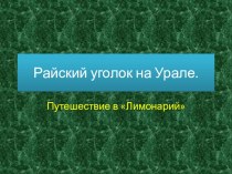 Лимонарий. презентация к уроку (4 класс) по теме