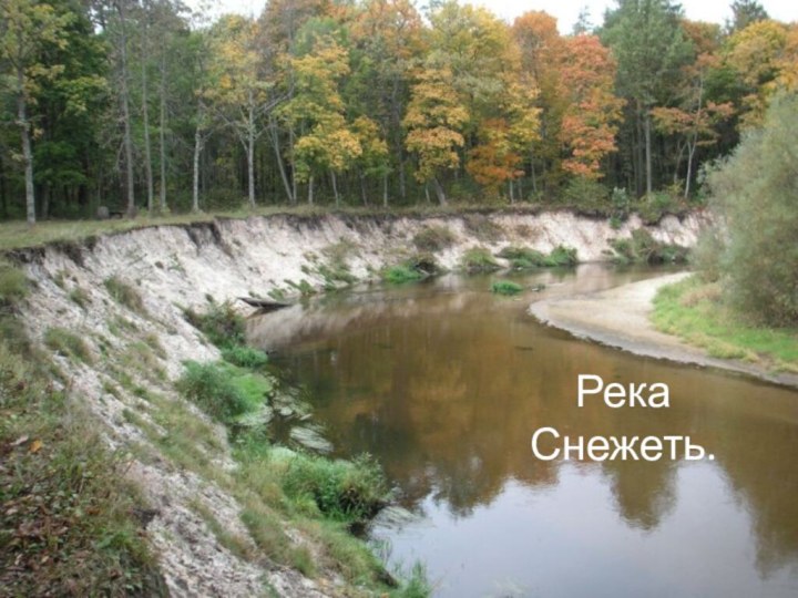 Река Снежеть.