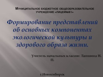 Здоровый образ жизни презентация к уроку (4 класс)