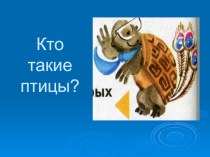 Презентация Кто такие птицы презентация к уроку по окружающему миру (1 класс) по теме