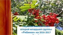 Перспективный план второй младшей группы Рябинки на 2016-2017 учебный год презентация к уроку (младшая группа)