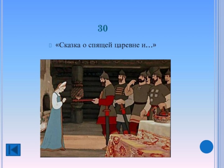 30«Сказка о спящей царевне и…»