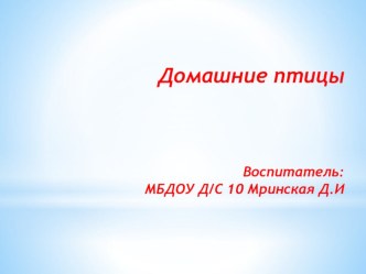 Презентация презентация к уроку по окружающему миру (младшая группа)