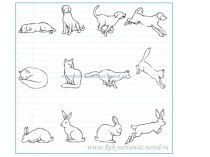 Таблицы последовательного рисования людей и животных презентация к уроку по изобразительному искусству (изо, 4 класс) по теме