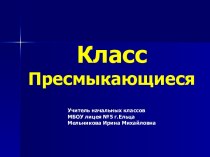 Презентация Пресмыкающиеся презентация к уроку по окружающему миру (2 класс)