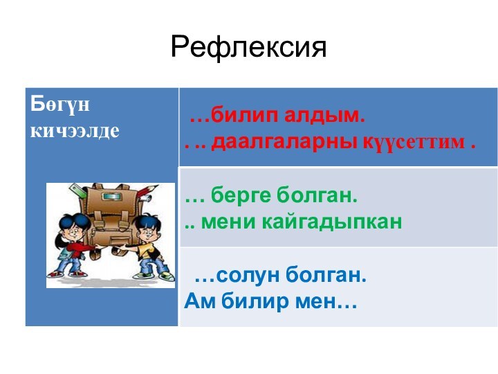 Рефлексия