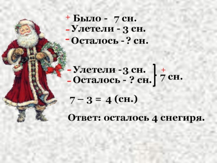 Улетели - Осталось - 3 сн.? сн.7 сн.Улетели - Осталось - 3